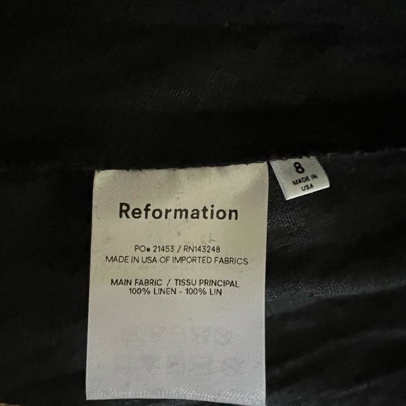 Reformation Spaulding linen midi- 8 - Picture 4 of 5